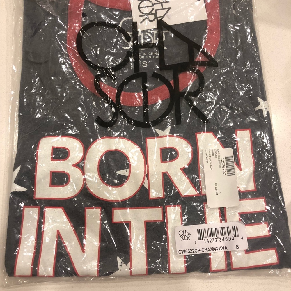 NWT Chaser Born in the USA Patriotic Tank Blue - Picture 6 of 6